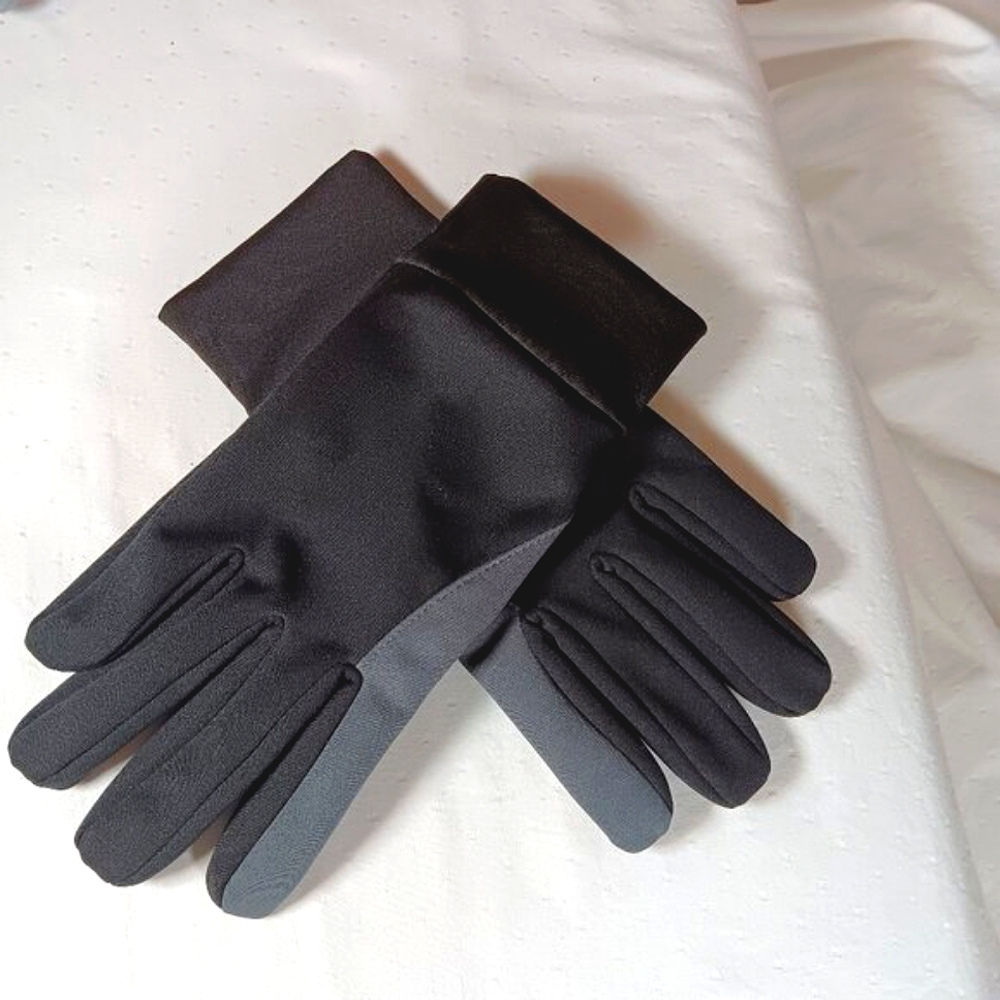 NWOT Ozero Unisex Fleece Lined Driving Gloves Black Grey Mens M Womens L